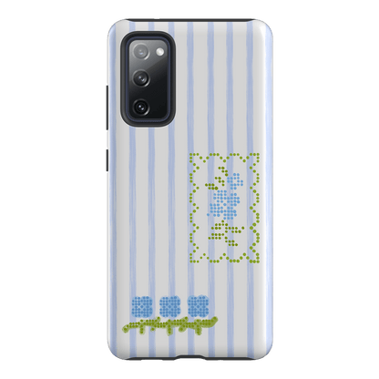 Patchwork Blue Printed Phone Cases Samsung Galaxy S20 FE / Armoured by Kayla Carr - The Dairy