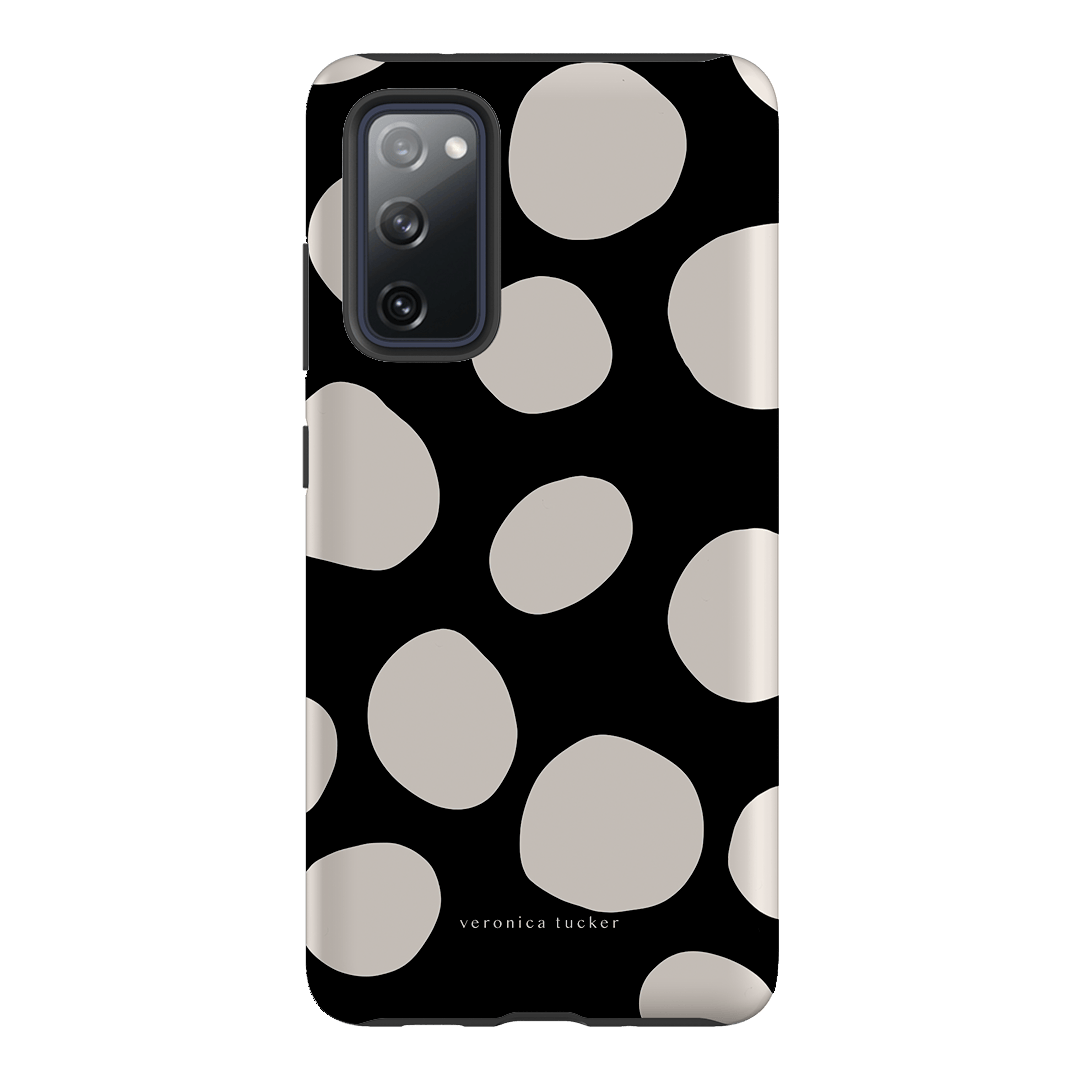 Pebbles Noir Printed Phone Cases Samsung Galaxy S20 FE / Armoured by Veronica Tucker - The Dairy