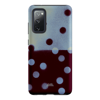 Plum Polka Dot Printed Phone Cases Samsung Galaxy S20 FE / Armoured by Jasmine Dowling - The Dairy