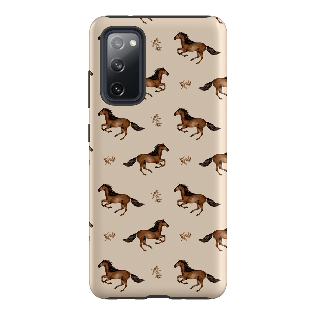 Running Horse Printed Phone Cases Samsung Galaxy S20 FE / Armoured by Kasiags Art - The Dairy