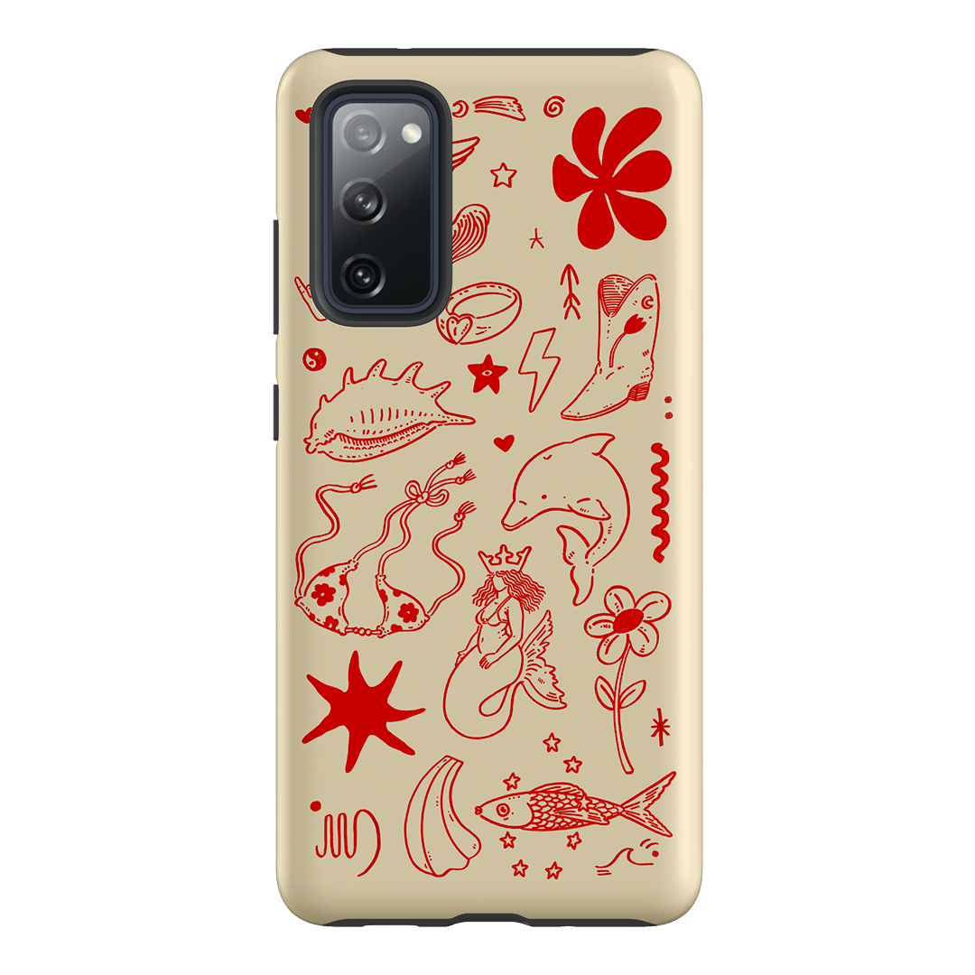 Spiced Cowboy Cream Printed Phone Cases Samsung Galaxy S20 FE / Armoured by Easty Beasty - The Dairy