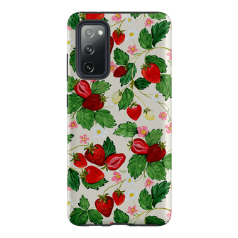 Strawberry Patch Printed Phone Cases Samsung Galaxy S20 FE / Armoured by Ellie Mae - The Dairy