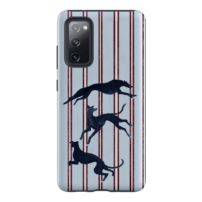 Stripey Hounds Printed Phone Cases Samsung Galaxy S20 FE / Armoured by Lisa Hu - The Dairy