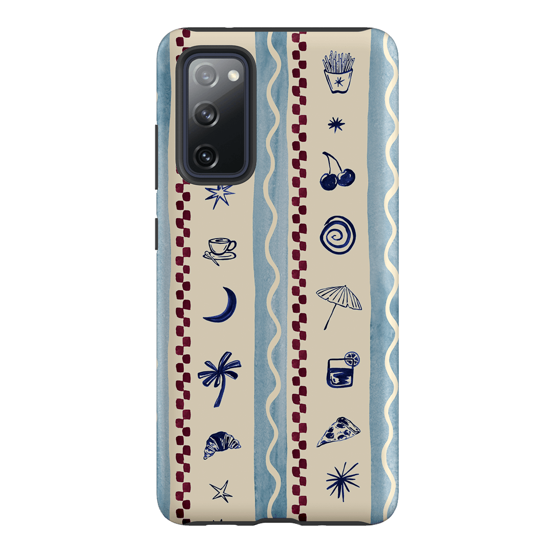 Summer Snacks Blue Printed Phone Cases Samsung Galaxy S20 FE / Armoured by Charlie Taylor - The Dairy
