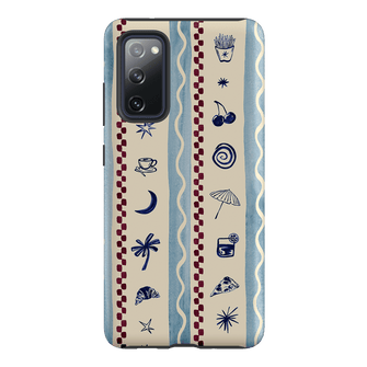 Summer Snacks Blue Printed Phone Cases Samsung Galaxy S20 FE / Armoured by Charlie Taylor - The Dairy