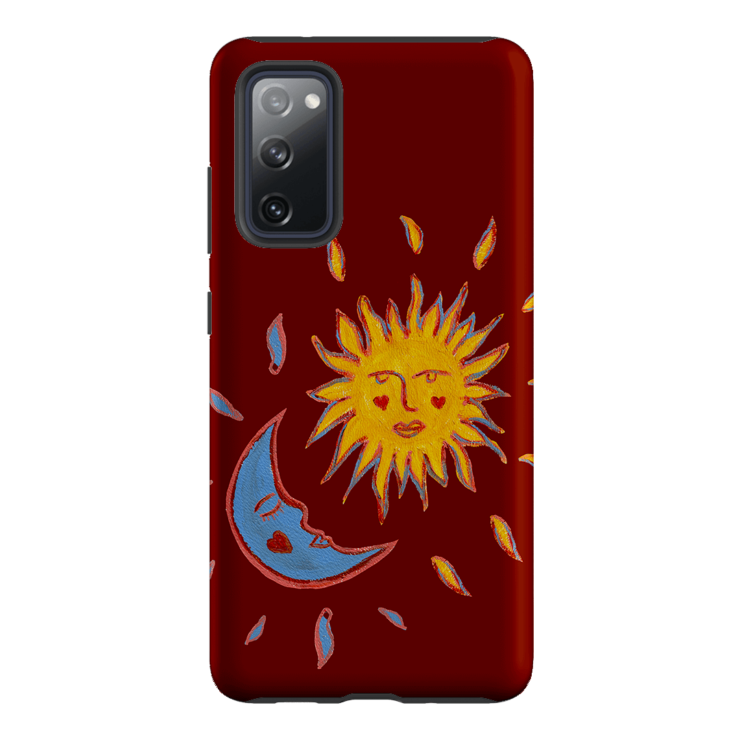 Sun & Moon Red Printed Phone Cases Samsung Galaxy S20 FE / Armoured by BG. Studio - The Dairy