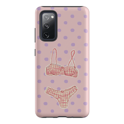 Vintage Gingham Printed Phone Cases Samsung Galaxy S20 FE / Armoured by Kayla Carr - The Dairy