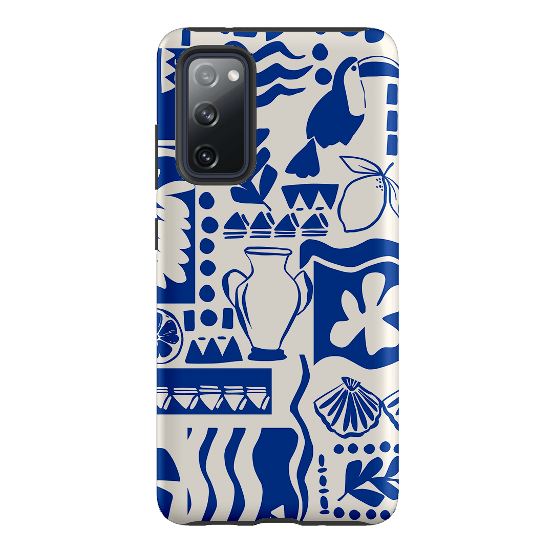 Toucan Blue Printed Phone Cases by Charlie Taylor - The Dairy