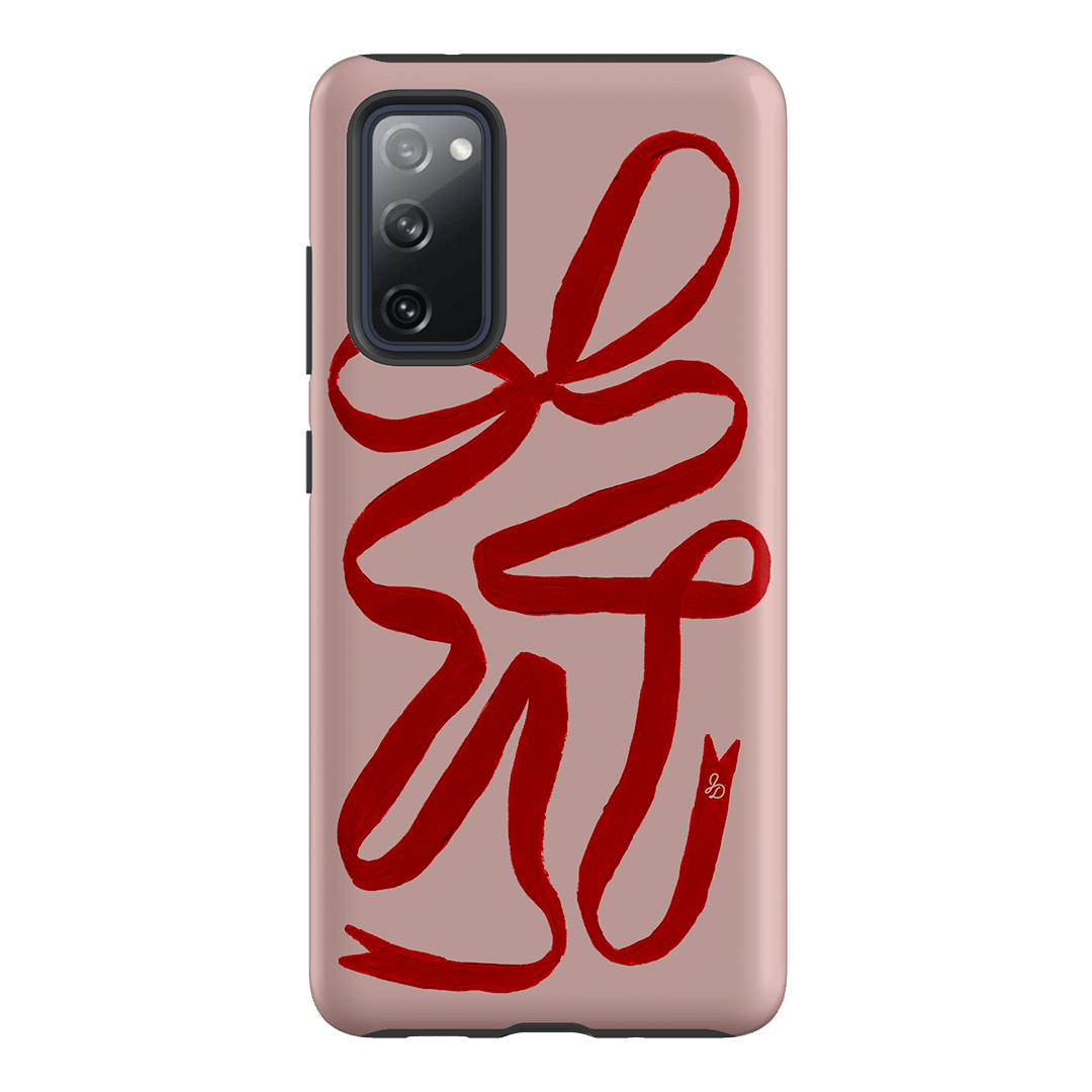 Valentine Ribbon Printed Phone Cases Samsung Galaxy S20 FE / Armoured by Jasmine Dowling - The Dairy