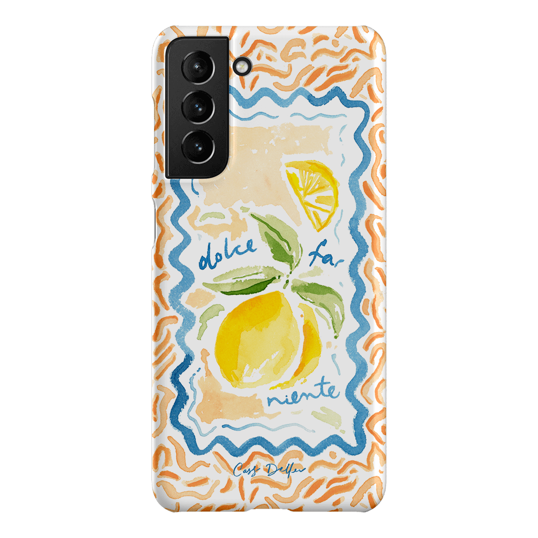 Dolce Far Niente Printed Phone Cases Samsung Galaxy S21 / Snap by Cass Deller - The Dairy