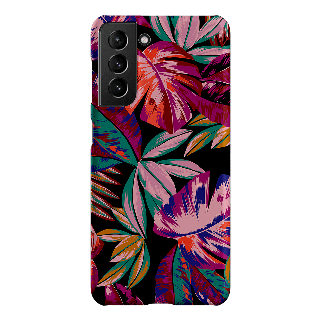 Midnight Palm Printed Phone Cases Samsung Galaxy S21 / Snap by Charlie Taylor - The Dairy