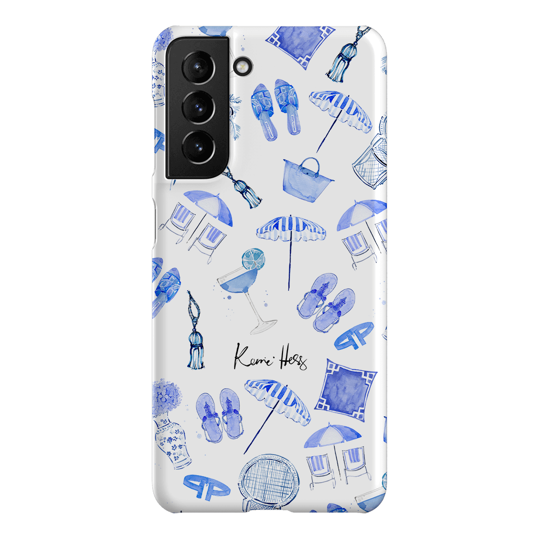 Santorini Printed Phone Cases Samsung Galaxy S21 / Snap by Kerrie Hess - The Dairy