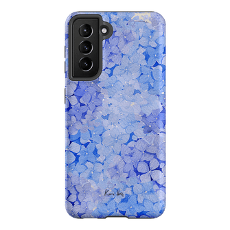 Hydrangea Blue Printed Phone Cases Samsung Galaxy S21 / Armoured by Kerrie Hess - The Dairy