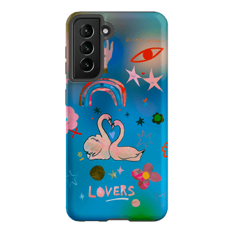 Blue Swan Printed Phone Cases Samsung Galaxy S21 / Armoured by Kate Eliza - The Dairy
