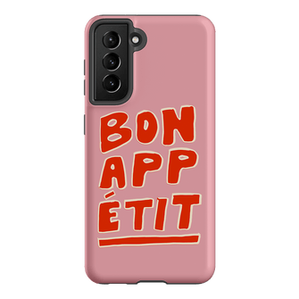 Bon Appetit Pink Printed Phone Cases Samsung Galaxy S21 / Armoured by The Dairy - The Dairy