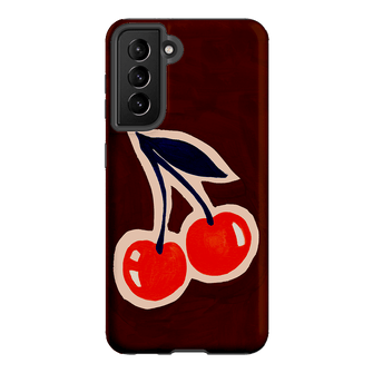 Cherries Printed Phone Cases Samsung Galaxy S21 / Armoured by Studio Bon - The Dairy