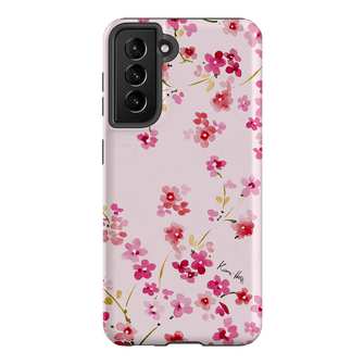 Cherry Blossom Printed Phone Cases Samsung Galaxy S21 / Armoured by Kerrie Hess - The Dairy