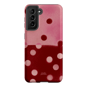 Cherry Polka Dot Printed Phone Cases Samsung Galaxy S21 / Armoured by Jasmine Dowling - The Dairy