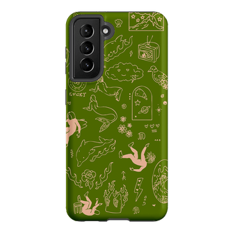 Easty Flash Green Printed Phone Cases Samsung Galaxy S21 / Armoured by Easty Beasty - The Dairy
