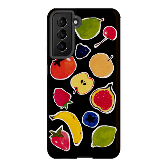 Fruit Stickers Printed Phone Cases Samsung Galaxy S21 / Armoured by Studio Bon - The Dairy
