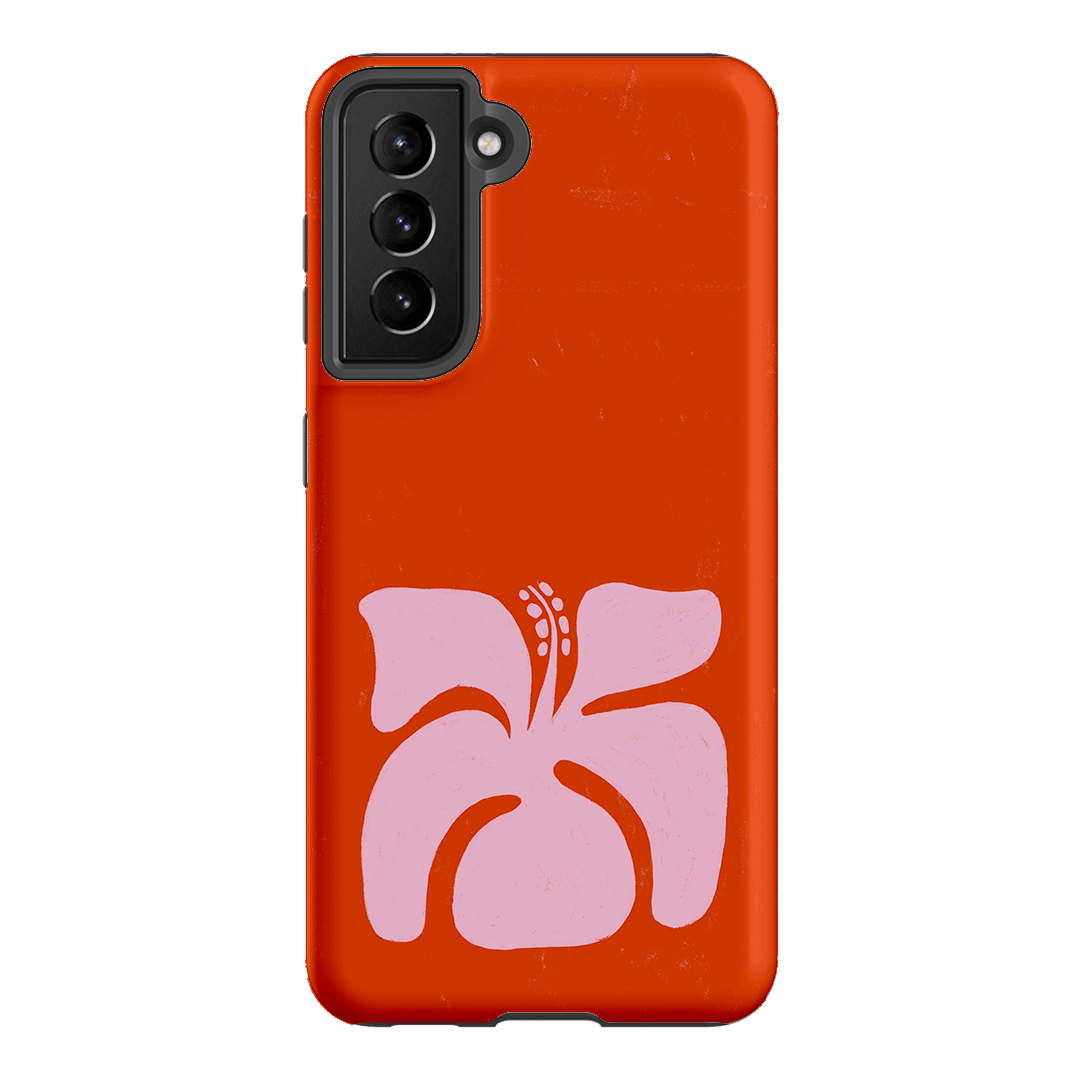 Hibiscus Crush Printed Phone Cases Samsung Galaxy S21 / Armoured by Marie Fauritte - The Dairy