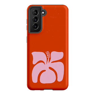 Hibiscus Crush Printed Phone Cases Samsung Galaxy S21 / Armoured by Marie Fauritte - The Dairy