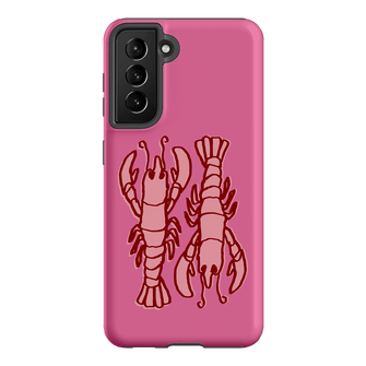 Lobster Love Pink Printed Phone Cases Samsung Galaxy S21 / Armoured by The Dairy - The Dairy