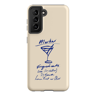 Martini Mood Cream Printed Phone Cases Samsung Galaxy S21 / Armoured by The Dairy - The Dairy