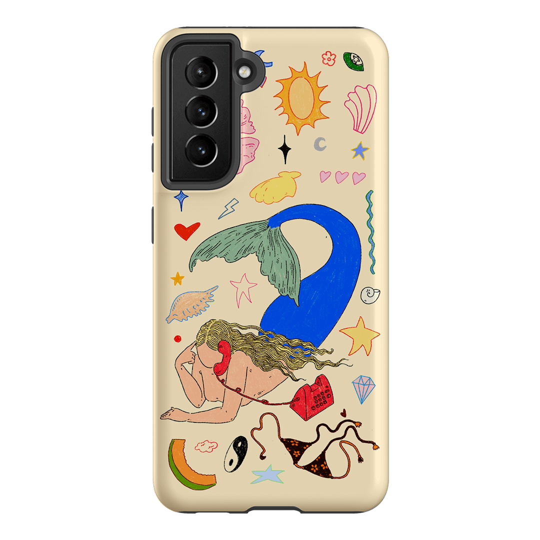 Mermaid Salad Cream Printed Phone Cases Samsung Galaxy S21 / Armoured by Easty Beasty - The Dairy