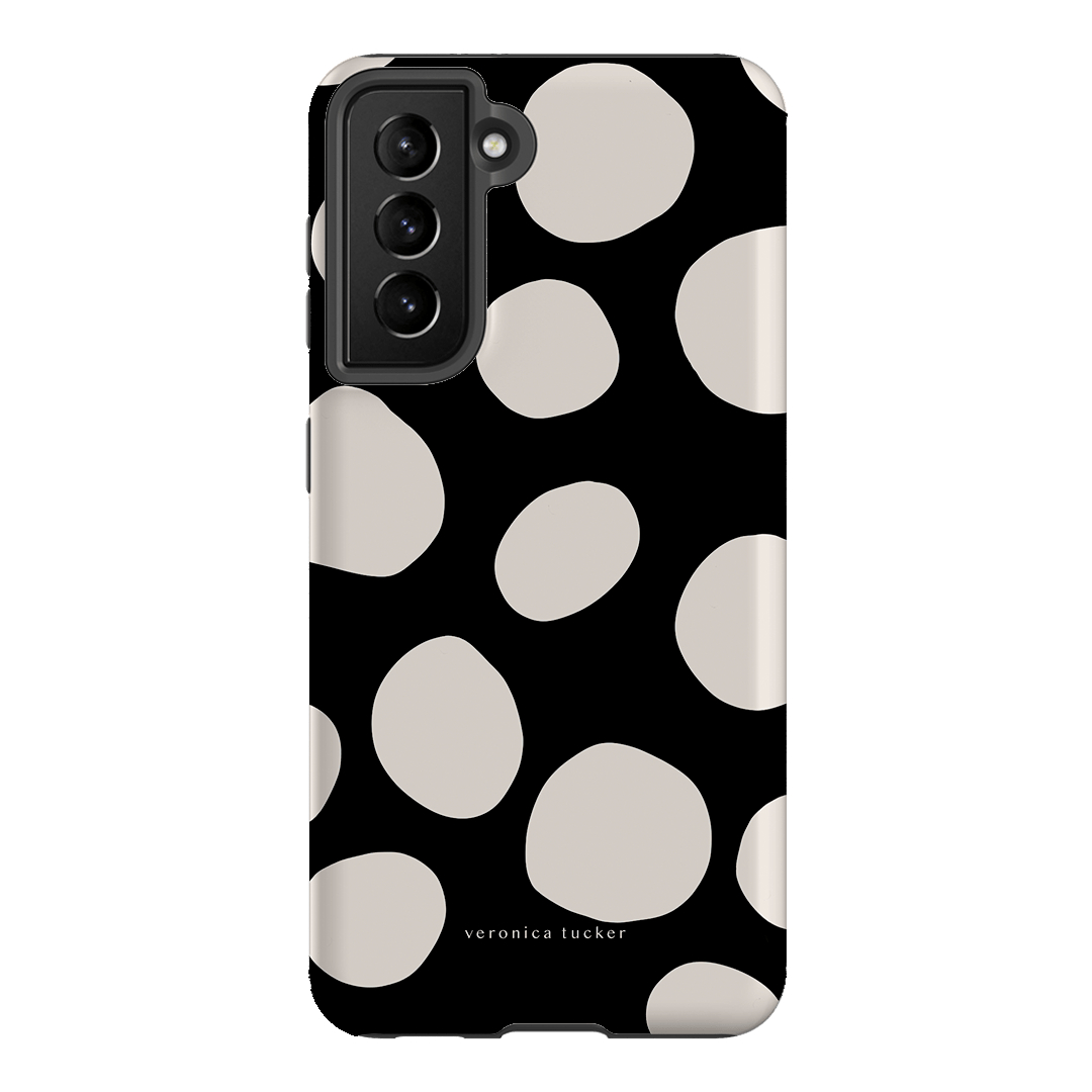 Pebbles Noir Printed Phone Cases Samsung Galaxy S21 / Armoured by Veronica Tucker - The Dairy