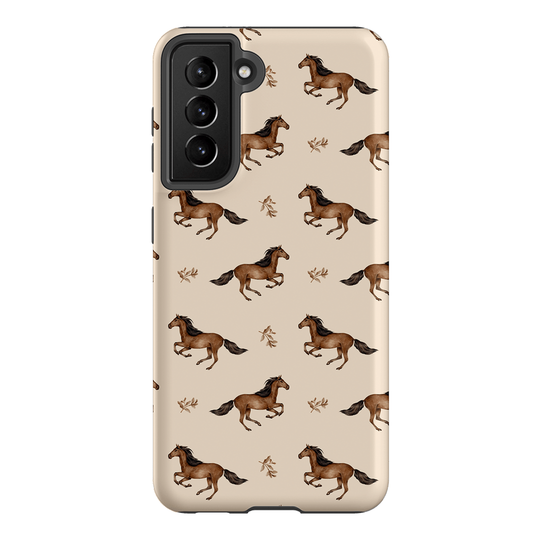 Running Horse Printed Phone Cases Samsung Galaxy S21 / Armoured by Kasiags Art - The Dairy