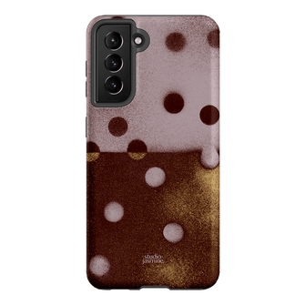 Rust Polka Dot Printed Phone Cases Samsung Galaxy S21 / Armoured by Jasmine Dowling - The Dairy