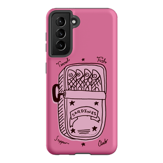 Sardine Social Pink Printed Phone Cases Samsung Galaxy S21 / Armoured by The Dairy - The Dairy