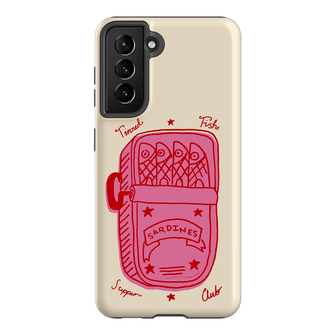 Sardine Social Red Printed Phone Cases Samsung Galaxy S21 / Armoured by The Dairy - The Dairy