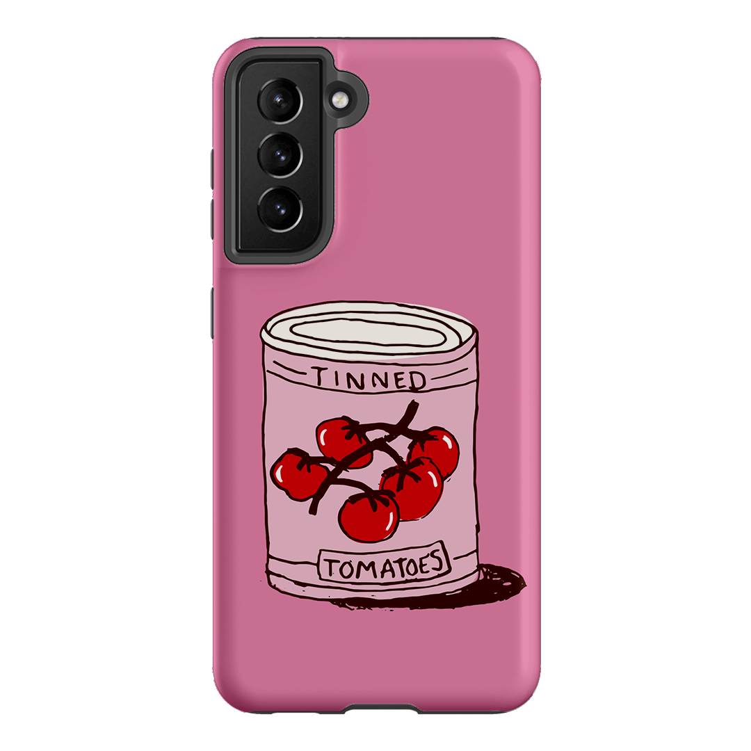 Saucy Pink Printed Phone Cases Samsung Galaxy S21 / Armoured by The Dairy - The Dairy