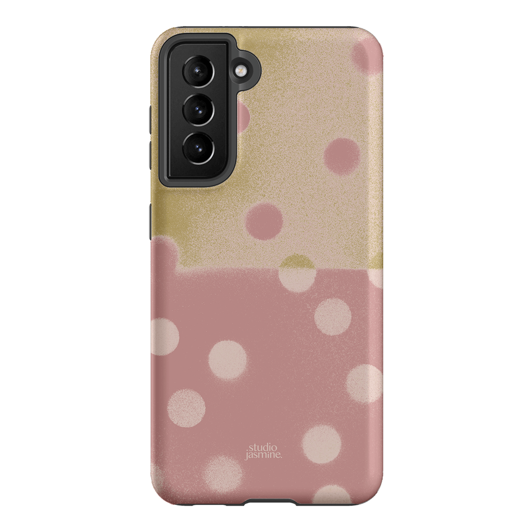 Strawberry Polka Dot Printed Phone Cases Samsung Galaxy S21 / Armoured by Jasmine Dowling - The Dairy