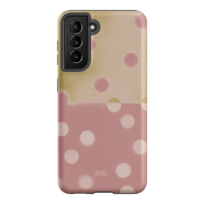 Strawberry Polka Dot Printed Phone Cases Samsung Galaxy S21 / Armoured by Jasmine Dowling - The Dairy