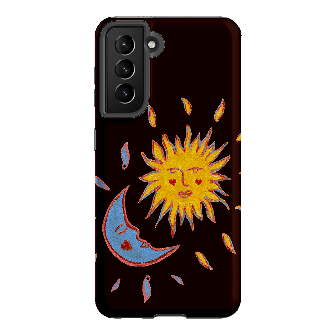 Sun & Moon Plum Printed Phone Cases Samsung Galaxy S21 / Armoured by BG. Studio - The Dairy