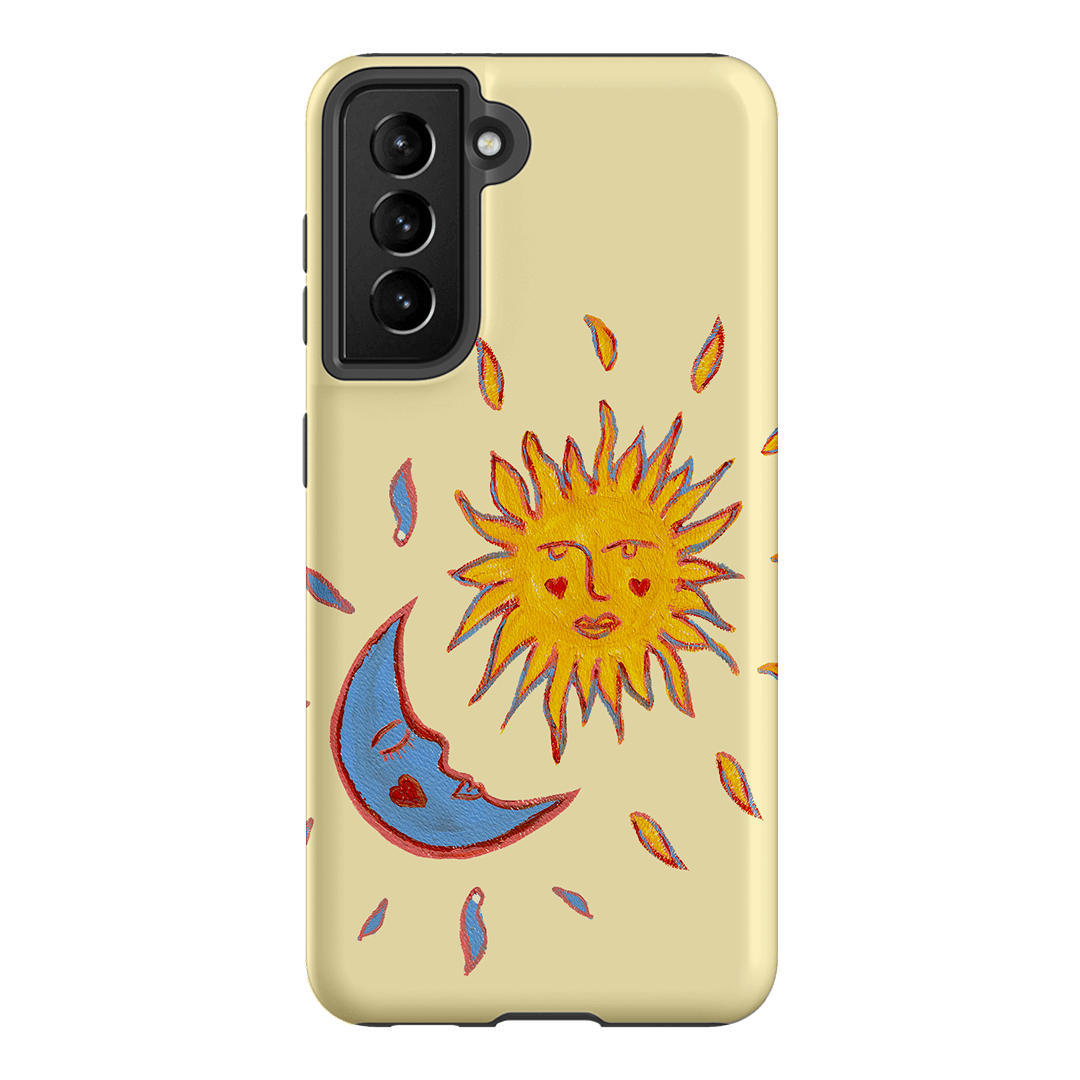 Sun & Moon Yellow Printed Phone Cases Samsung Galaxy S21 / Armoured by BG. Studio - The Dairy