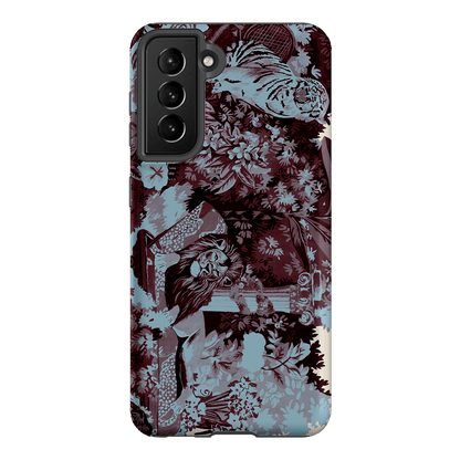 Tippi Blue Printed Phone Cases Samsung Galaxy S21 / Armoured by Desmond & Dempsey - The Dairy