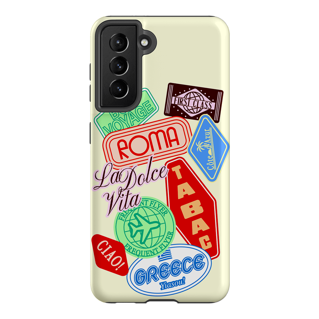 Well Travelled Printed Phone Cases Samsung Galaxy S21 / Armoured by The Dairy - The Dairy