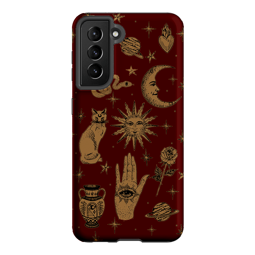 Astro Flash Red Printed Phone Cases Samsung Galaxy S21 / Armoured by Veronica Tucker - The Dairy