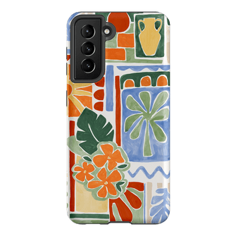 Tropicana Tile Printed Phone Cases Samsung Galaxy S21 / Armoured by Charlie Taylor - The Dairy