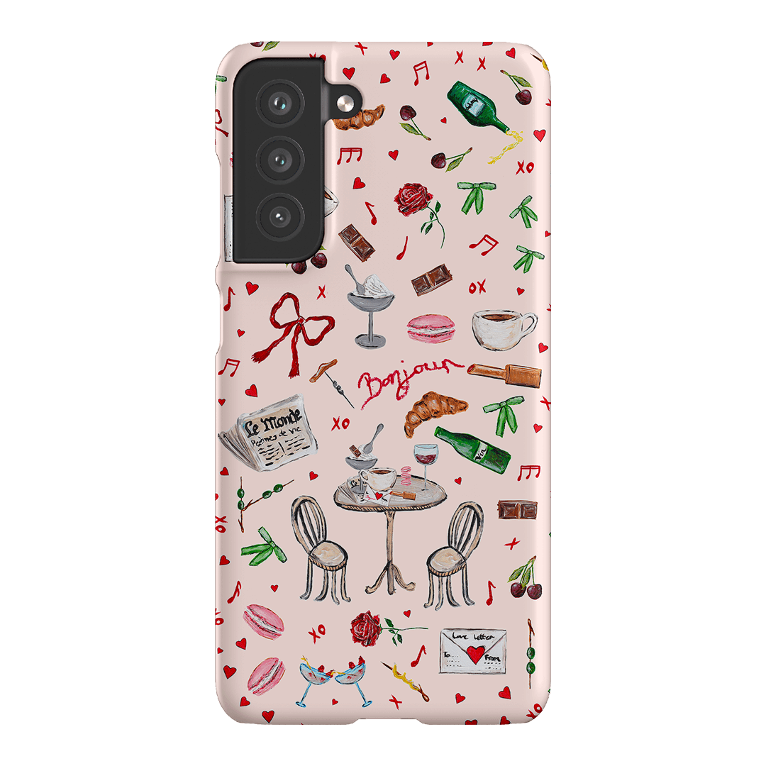 Bonjour Printed Phone Cases Samsung Galaxy S21 FE / Snap by BG. Studio - The Dairy