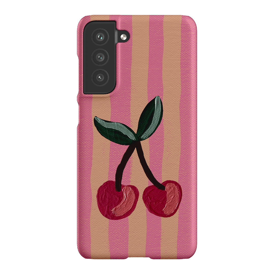 Cherry On Top Printed Phone Cases Samsung Galaxy S21 FE / Snap by Amy Gibbs - The Dairy