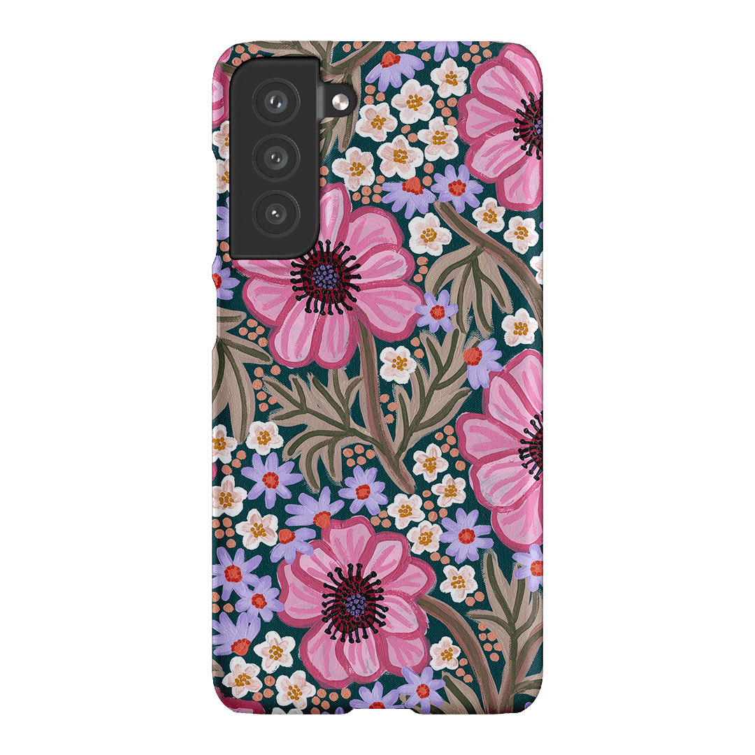 Pretty Poppies Printed Phone Cases Samsung Galaxy S21 FE / Snap by Amy Gibbs - The Dairy