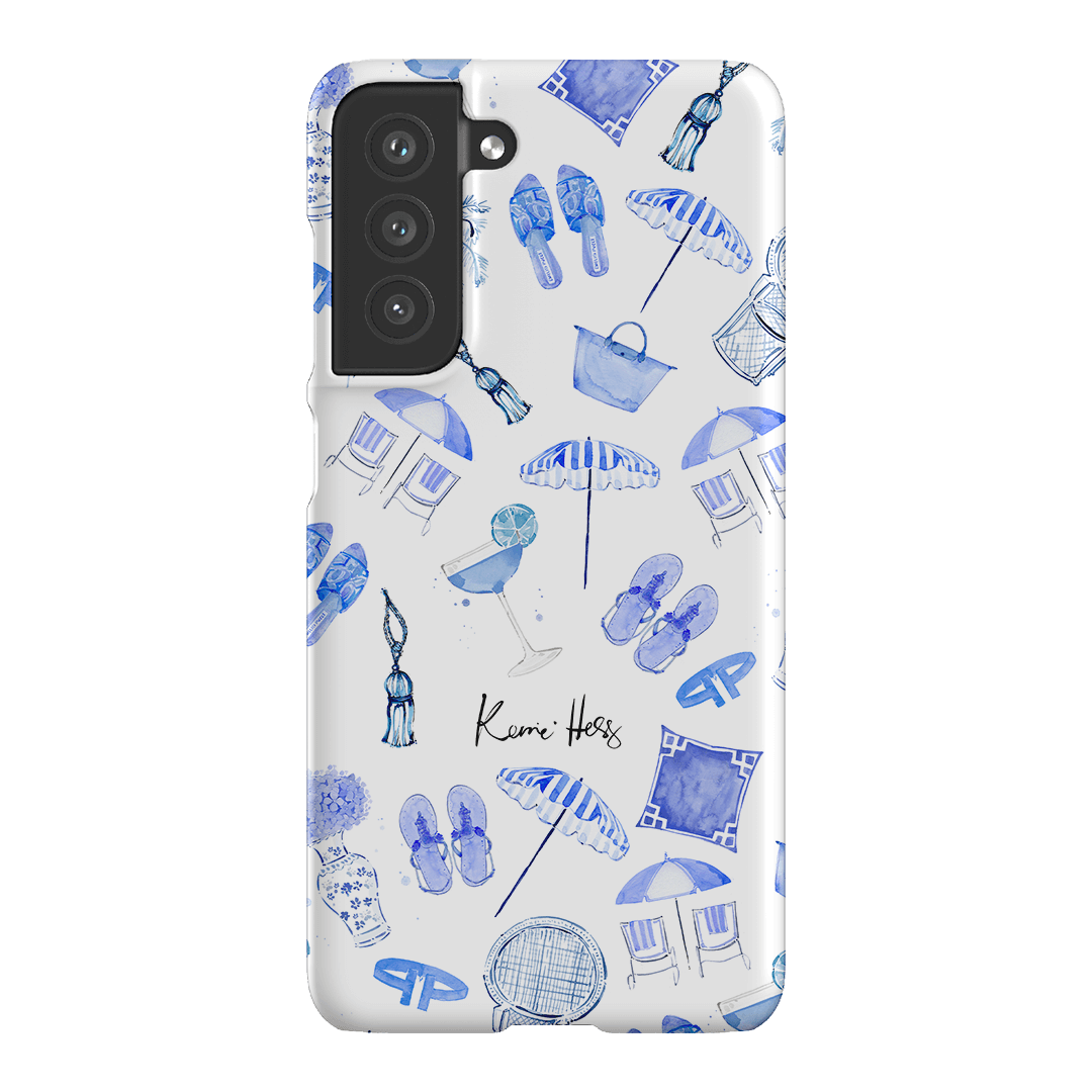 Santorini Printed Phone Cases Samsung Galaxy S21 FE / Snap by Kerrie Hess - The Dairy
