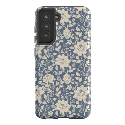 Blue Garden Printed Phone Cases Samsung Galaxy S21 FE / Armoured by Kasiags Art - The Dairy