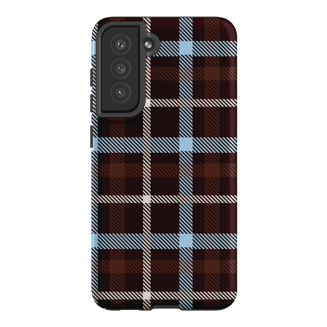 Coco Plaid Printed Phone Cases Samsung Galaxy S21 FE / Armoured by The Dairy - The Dairy