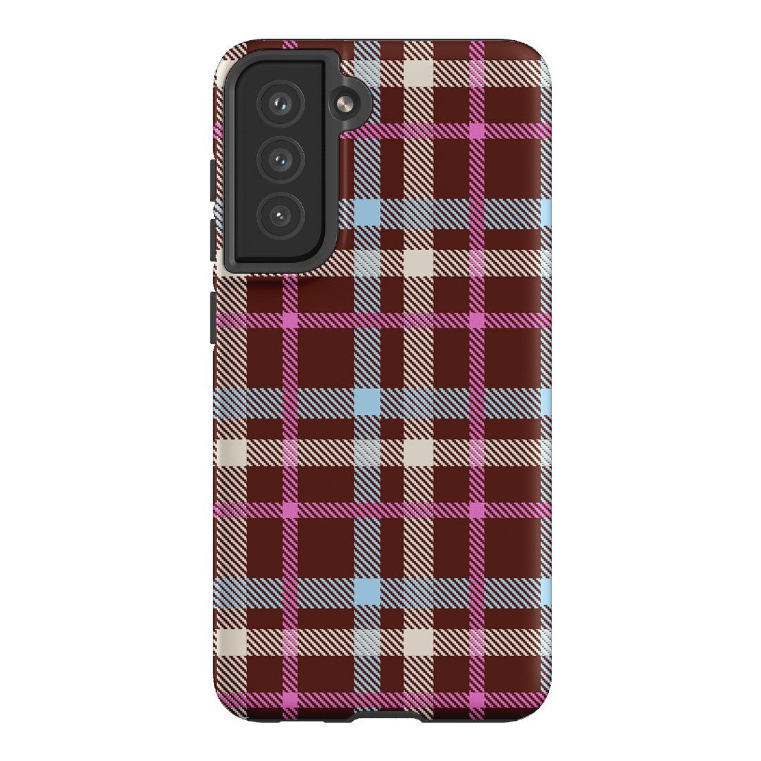 Confetti Plaid Printed Phone Cases Samsung Galaxy S21 FE / Armoured by The Dairy - The Dairy